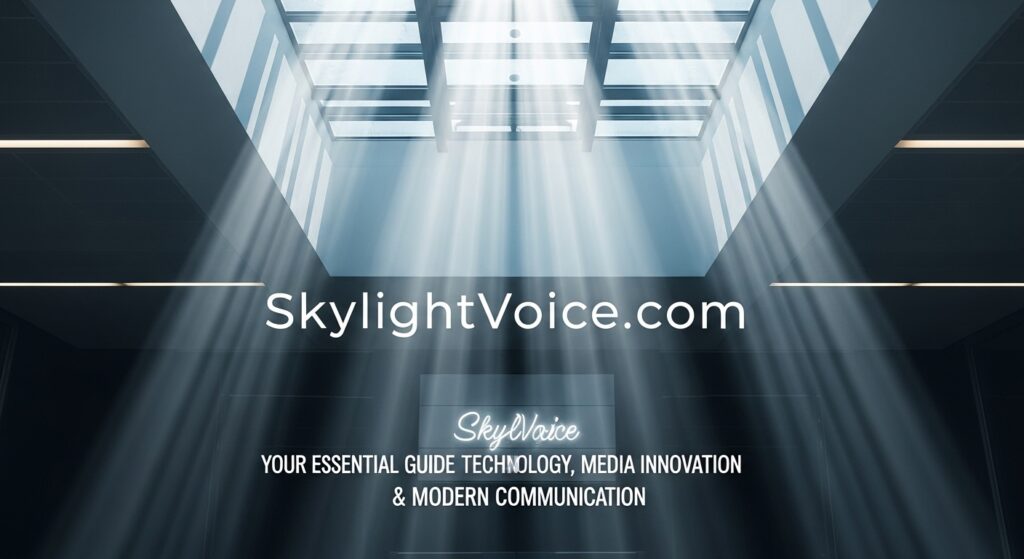 SkylightVoice.com – Your Essential Guide to Voice Technology, Media Innovation & Modern Communication